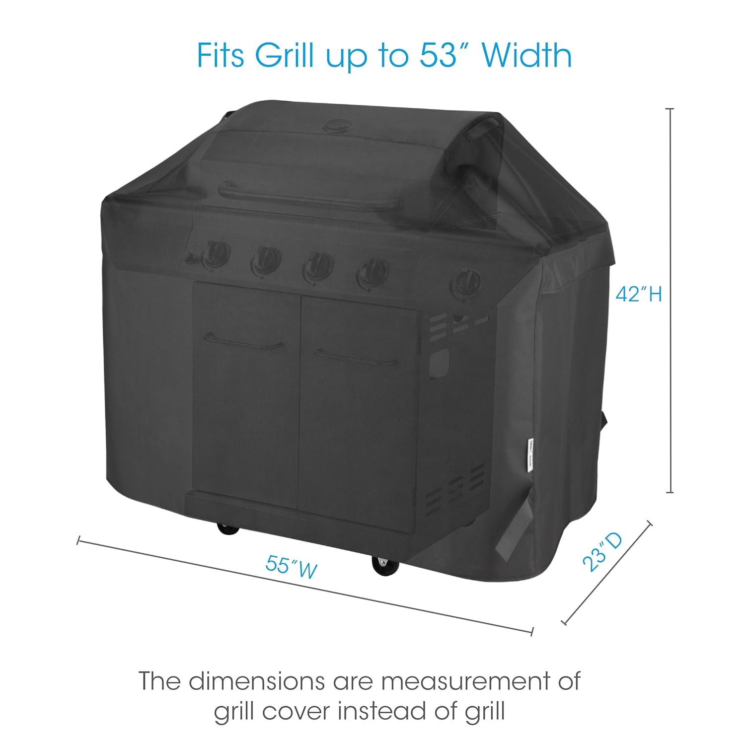 Outdoor BBQ Grill Durable Cover 55inch Fade Resistant er Nexgrill