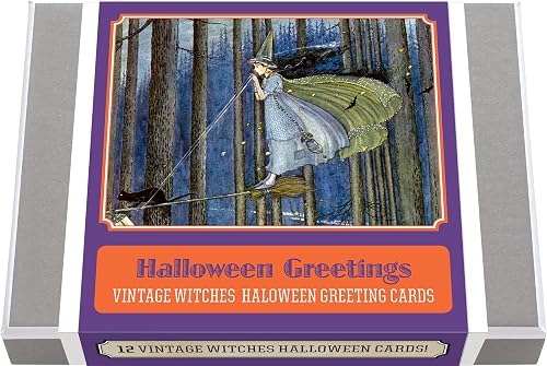 Download Halloween Greetings: Vintage Witches Halloween Greeting Cards PDF