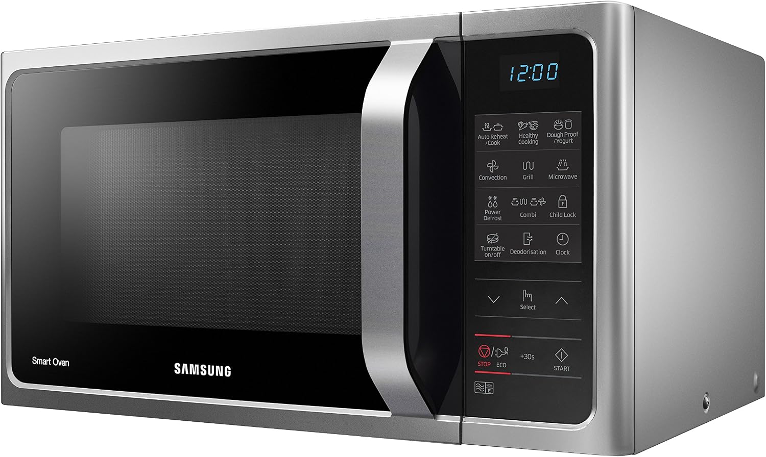 Samsung MC28H5013AS Combination Microwave, 900W, 28 Litre, Silver, 28L - Image 4