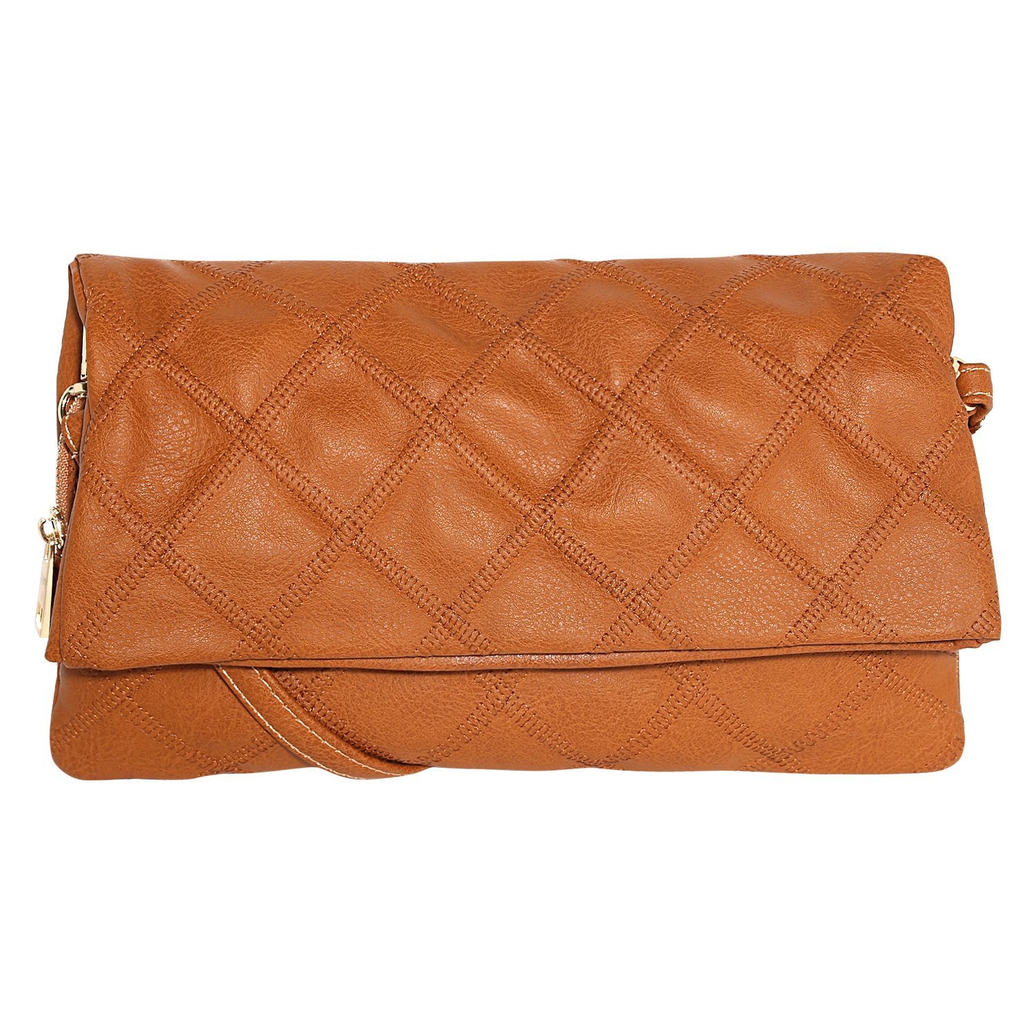 lino perros women's clutch (brown)
