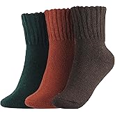 BenSorts Women's Winter Boots Socks Thick Warm Cozy Crew Socks Solid Color Gifts
