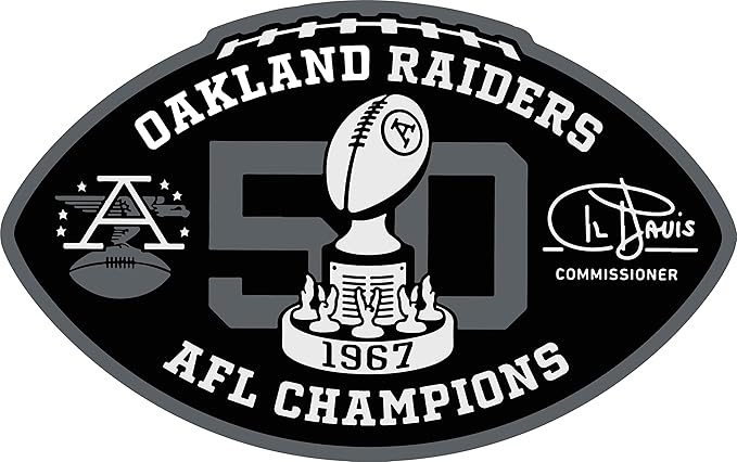 raiders 50th anniversary patch