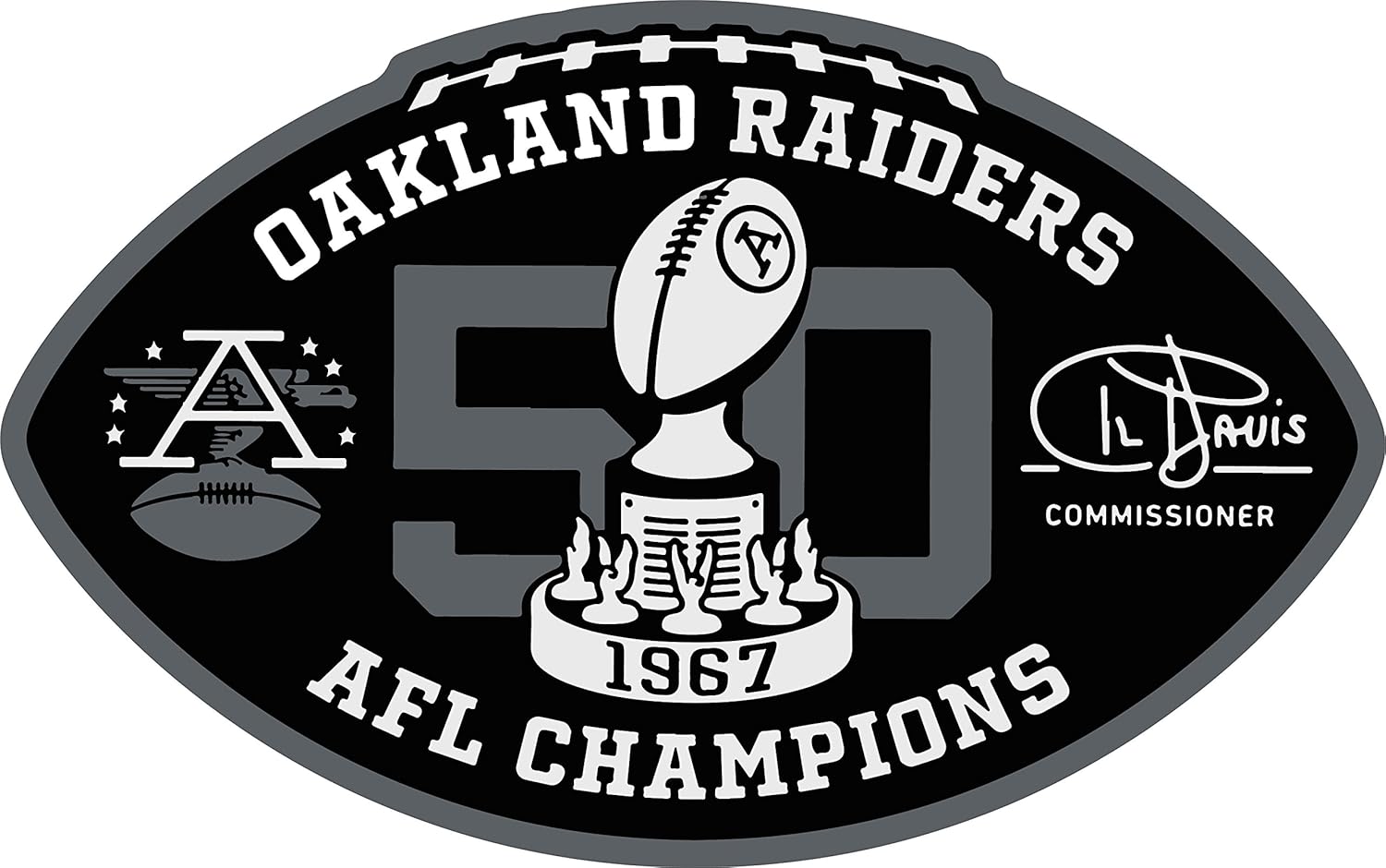 raiders 50th anniversary patch