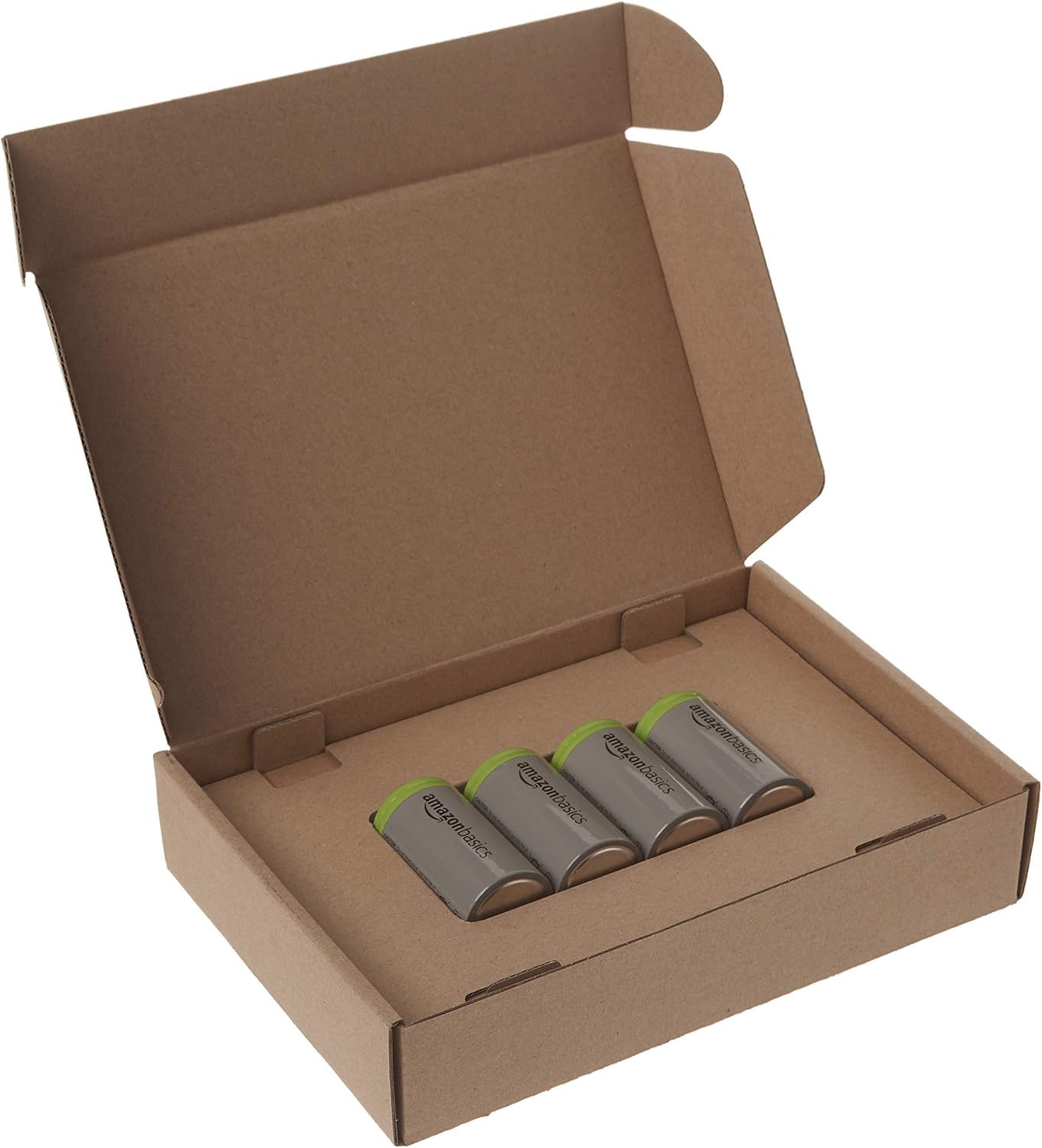 Basics D Cell Rechargeable Batteries (10000mAh Ni-MH) - Pack of 4: Electronics