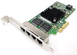 HINYSENO 4 Port RJ-45 10/100/1000Mbps PCI-Express x