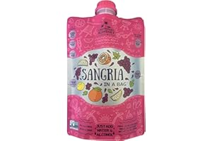Lt. Blender's Sangria in a Bag – Wine Slushie Mixes - Each Bag Makes 1/2 Gallon of Frozen Red Sangria Mix – Non-GMO Wine Freezer Mix - Make with Wine, Liquor or as a Mocktail - (Pack of 5)