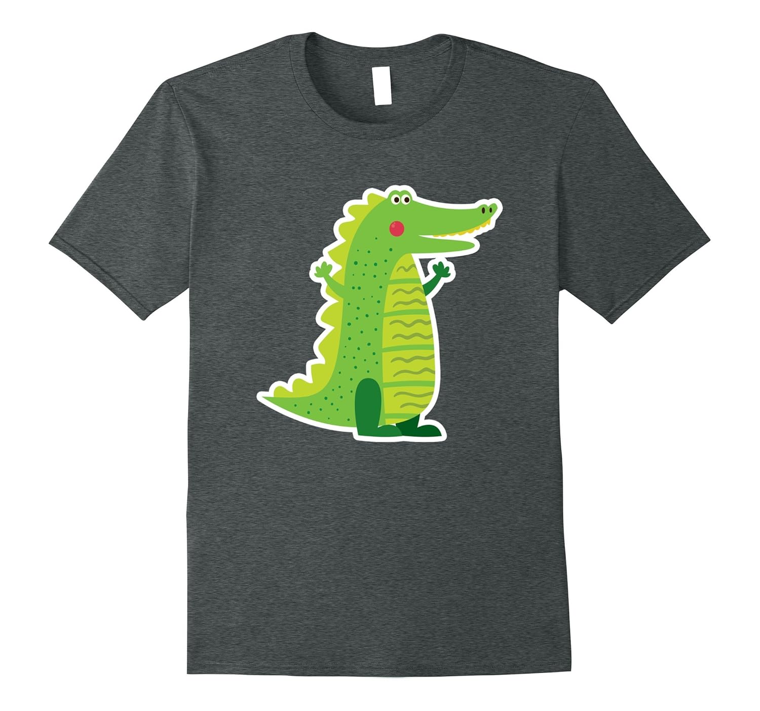 Cute Smiling Alligator Animal Lover Adult & Toddler T-Shirt-ANZ