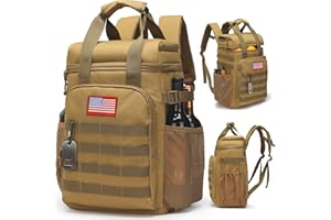 ATRIPACK Tactical Backpack Cooler,Lunch Backpack for Men Adults Work with Handle，Soft Cooler Backpack Insulated Waterproof Leak Proof