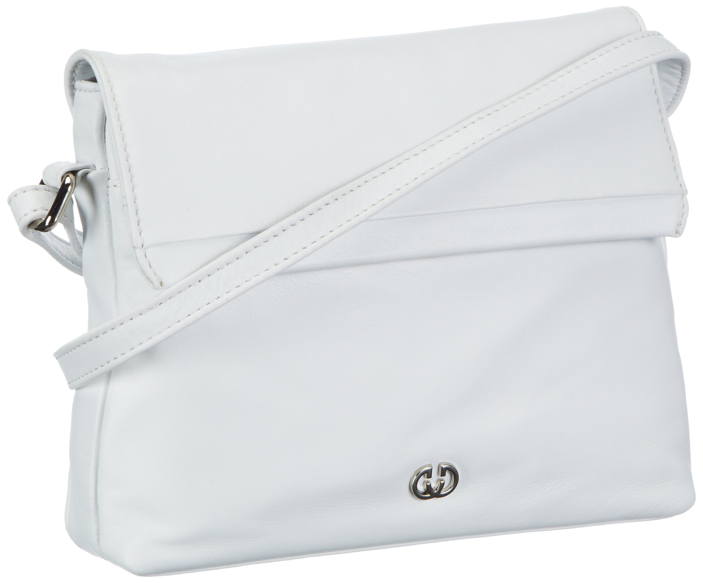 Gerry Weber Womens Piacenza Flap Bag M, H Shoulder White Weiß (white 100) Size: 23x18x7 cm (B x H x T)