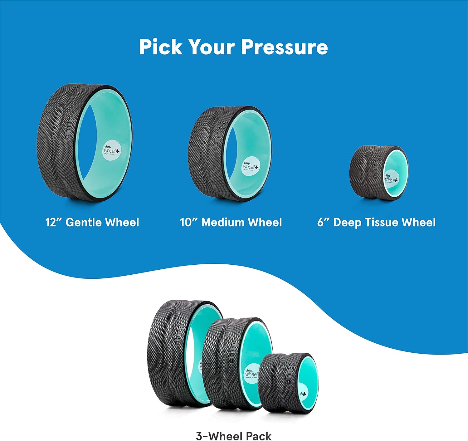 Chirp Wheel+ for Back Pain Relief - 6" : Sports & Outdoors