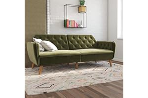Novogratz 2144979N Tallulah Memory Foam Futo, Green