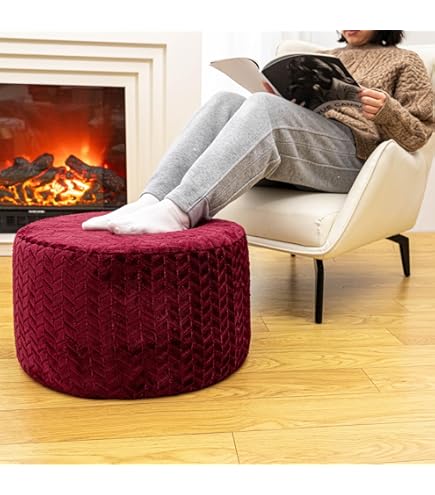 Cube Brava Pouf Ottoman Foot Rest Green Modern Square Bean Bag