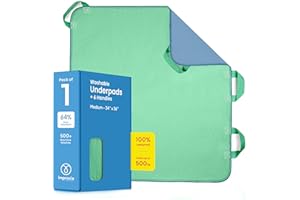 Improvia Transfer Board Bed Pad with Handles – Quick-Drying, 6-Handle Washable, Waterproof, Reusable Pad for Elderly, Bedridden, Transfer, Repositioning, Incontinence, & Mattress Protection, 34x36 In.