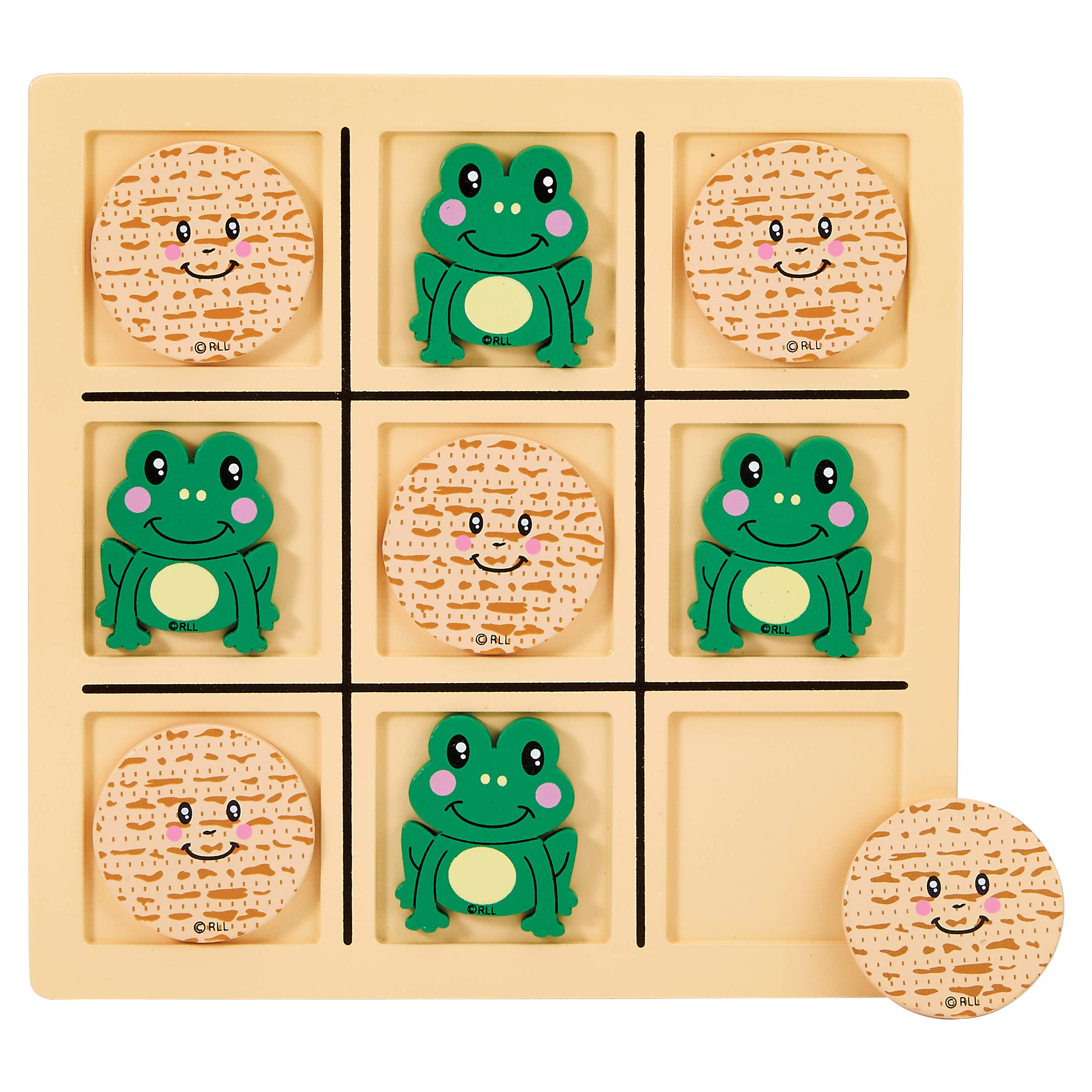 Rite Lite Passover Tic Tac Toad Game | Pesach Seder Tic Tac Toe Educational Plagues Frogs For Kids Game Night Jewish Holiday Party Hours of Fun!