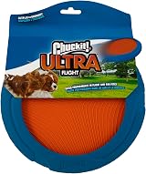 Chuckit Ultra Flight Frisbee Rubber Dog Toy Long Distance Easy Pickup