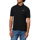 Karl Lagerfeld Mens Collared Short Sleeve Textured Polo