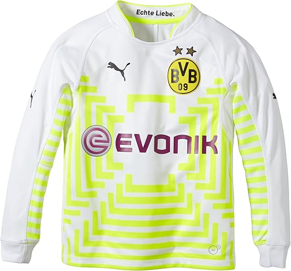 Puma Bvb Dortmund Children S Goalkeeper Jersey White White Fluro Yellow Size 164 Eu Amazon Ca Clothing Accessories