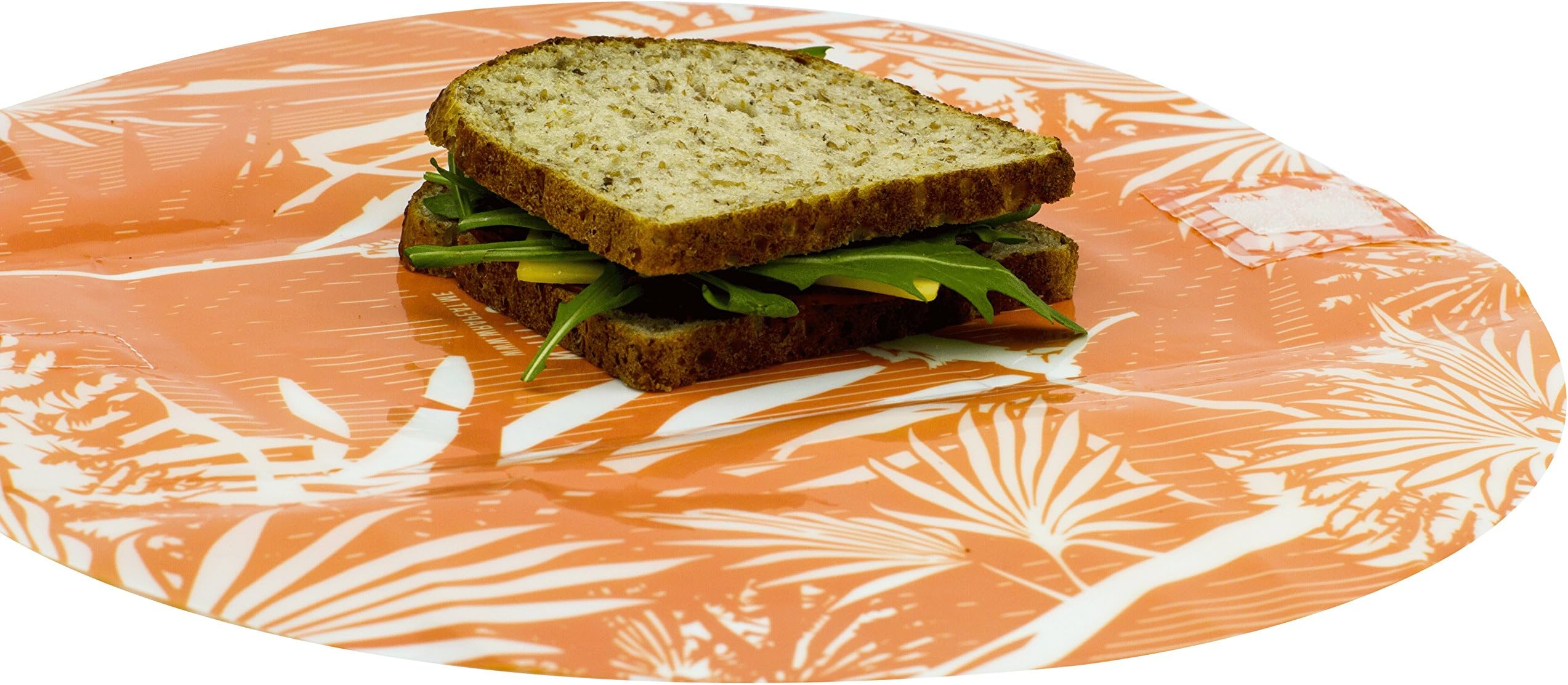 WRAPEAT Reusable Food Storage Wraps - Snack, Sandwich Size 3 Pack – Recyclable-Sustainable-Eco Friendly- Longer Lasting wrap for Lunch Box Bags, Bowl Cover Sheets - Food Safe, Beeswax Free