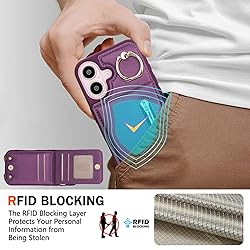 Jcxtrombulous Crossbody Wallet Case for iPhone 16