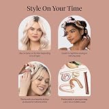 Kitsch Satin Flexi Rod Heatless Hair Curler Set Rosewood 6pcs view 6
