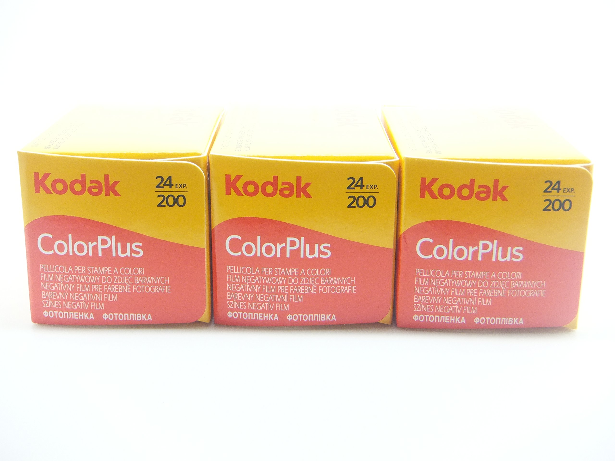 Kodak ColorPlus 200 ASA 35mm 24 Exposure Colour Film (Pack of 3)