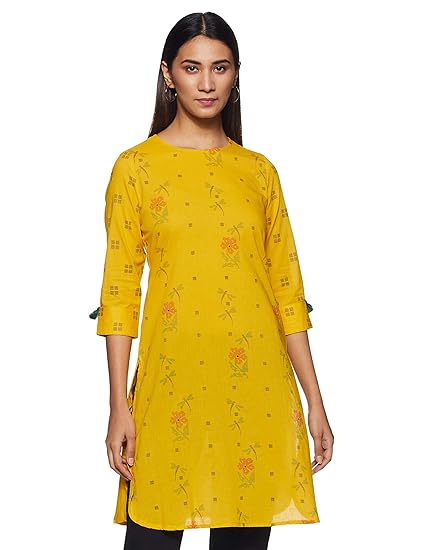 Buy Max Women's Cotton Straight Kurta 