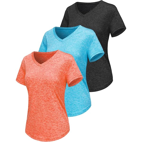 Sugar Sunday Women's Cotton T-Shirt - Short Sleeve Scoop Neck Basic Tee (95% Cotton, 5% Spandex) - Pack Of 1-4 - View #4