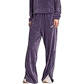 Adidas Womens House of Tiro Velour Open Hem Pants