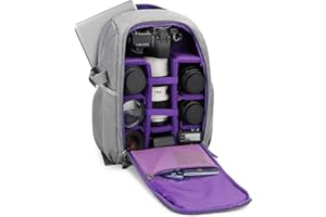 G-raphy Camera Backpack DSLR Camera Bag Sac Photo Waterproof with Laptop Compartment/Tripod Holder/USB Port for Nikon,Canon,S