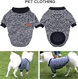 HuaLiSiJi Dog Jumper Hoodie Blue Navy XXL Fleece Inside Warm Cozy view 2