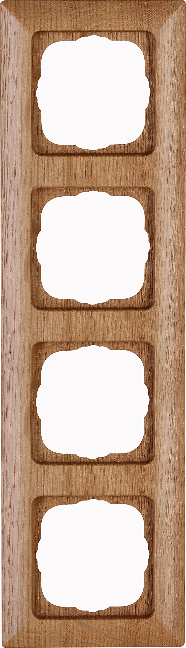 Kopp 306830000 Abdeckrahmen 4-fach Eichenholz HK02 Cover Frame 4-Way Oak