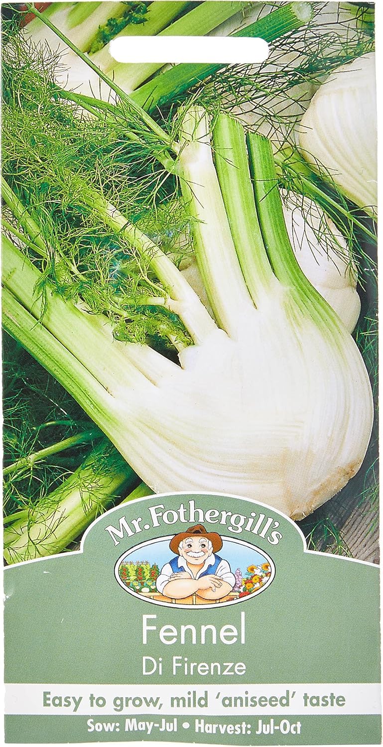Mr Fothergills Seeds Ltd 10025 Vegetable Seeds, Fennel Di Firenze, White
