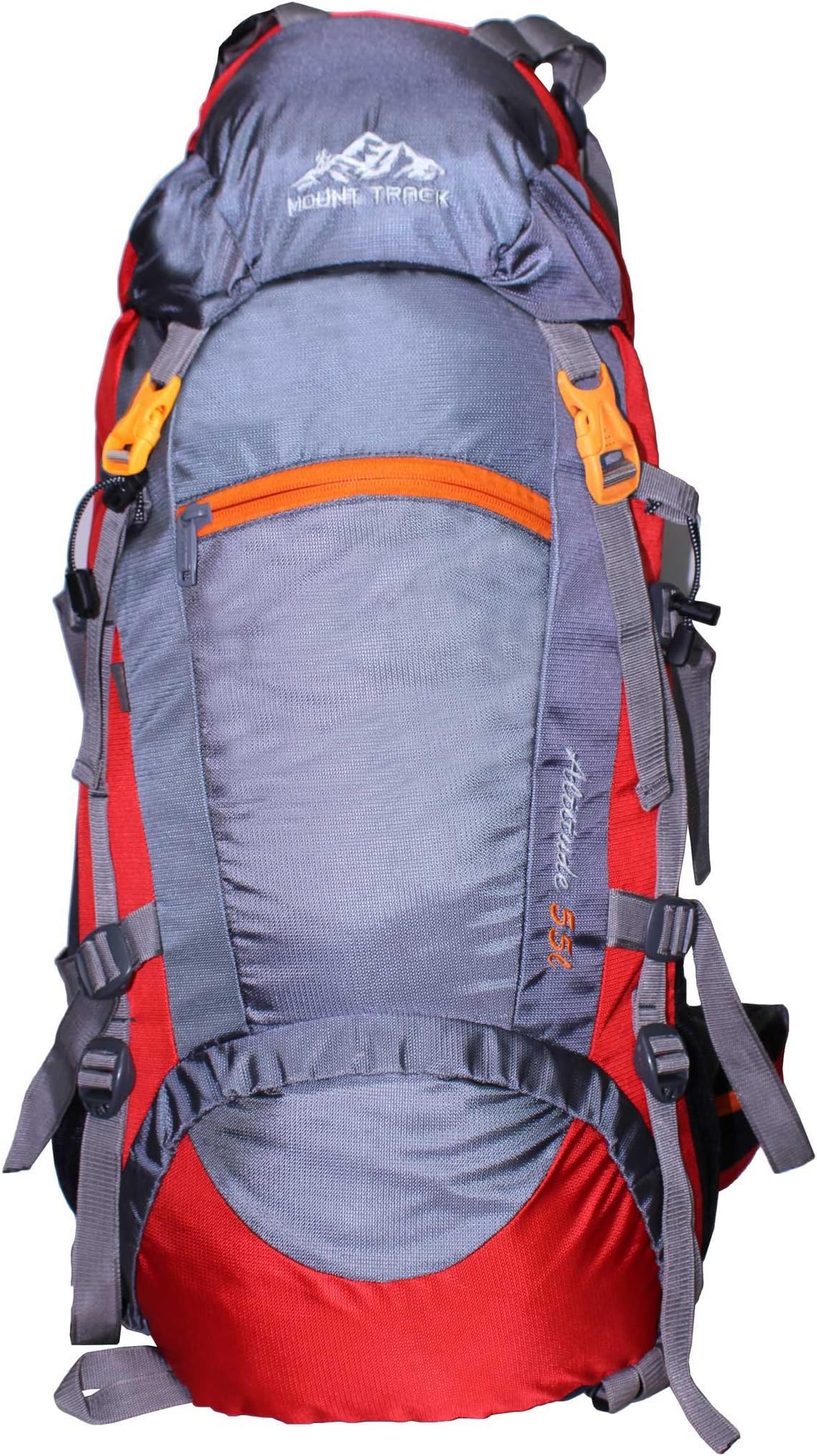 Altitude Rucksack, Hiking & Trekking Backpack 55 Ltrs with Rain Cover and Laptop Compartment (Red)