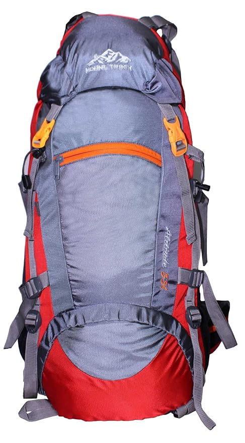 MOUNT TRACK 55 Ltr Red-Grey Rucksacks