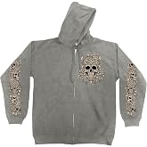 Hot Leathers womens Hot Leathers Long Sleeve Full Zip Sweatshirt