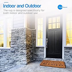 PLUS Haven Coconut Coir Home Entrance Door Mat