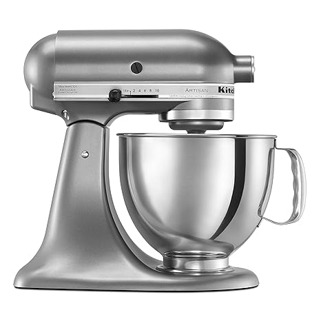 KitchenAid KSM150PSCU Artisan Series 5-Qt. Stand Mixer with Pouring Shield - Contour Silver