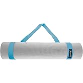 ProsourceFit Yoga Mat Carrying Sling, Easy Adjustable Carry Strap 152cm Long Cotton - Multicolor