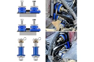 SIXCOW Engine Hood Hinge Pivot Bolt Kit for Peterbilt 378 379, Bushing and Mounting Bolt Kit Accessories, P/N 13-04154, 13-04164; ATRO HM75-66154, HM75-66164; 3-15273, 13-04726, 13-04727