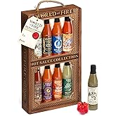World of Fire Hot Sauce Variety Pack - 8 Hot Sauce Bottles Gift Set