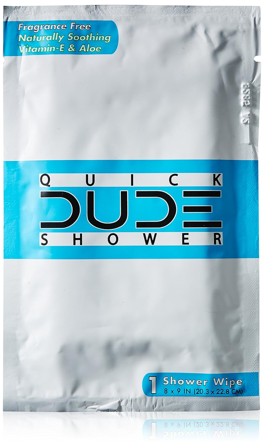 DUDE Shower Body Wipes, Wet Wipes Individually Wrapped for