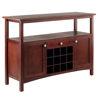 Winsome Colby Buffet Cabinet, Walnut, 45.51x15.75x32.05 Inch