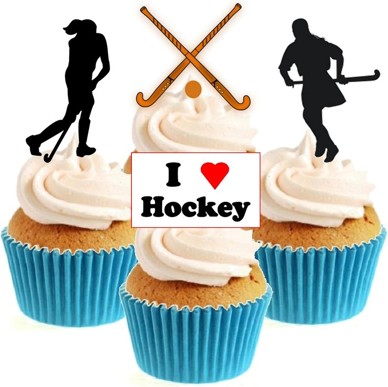 Sprinkles & Toppers Ltd Field Hockey Collection Edible Stand Up Wafer