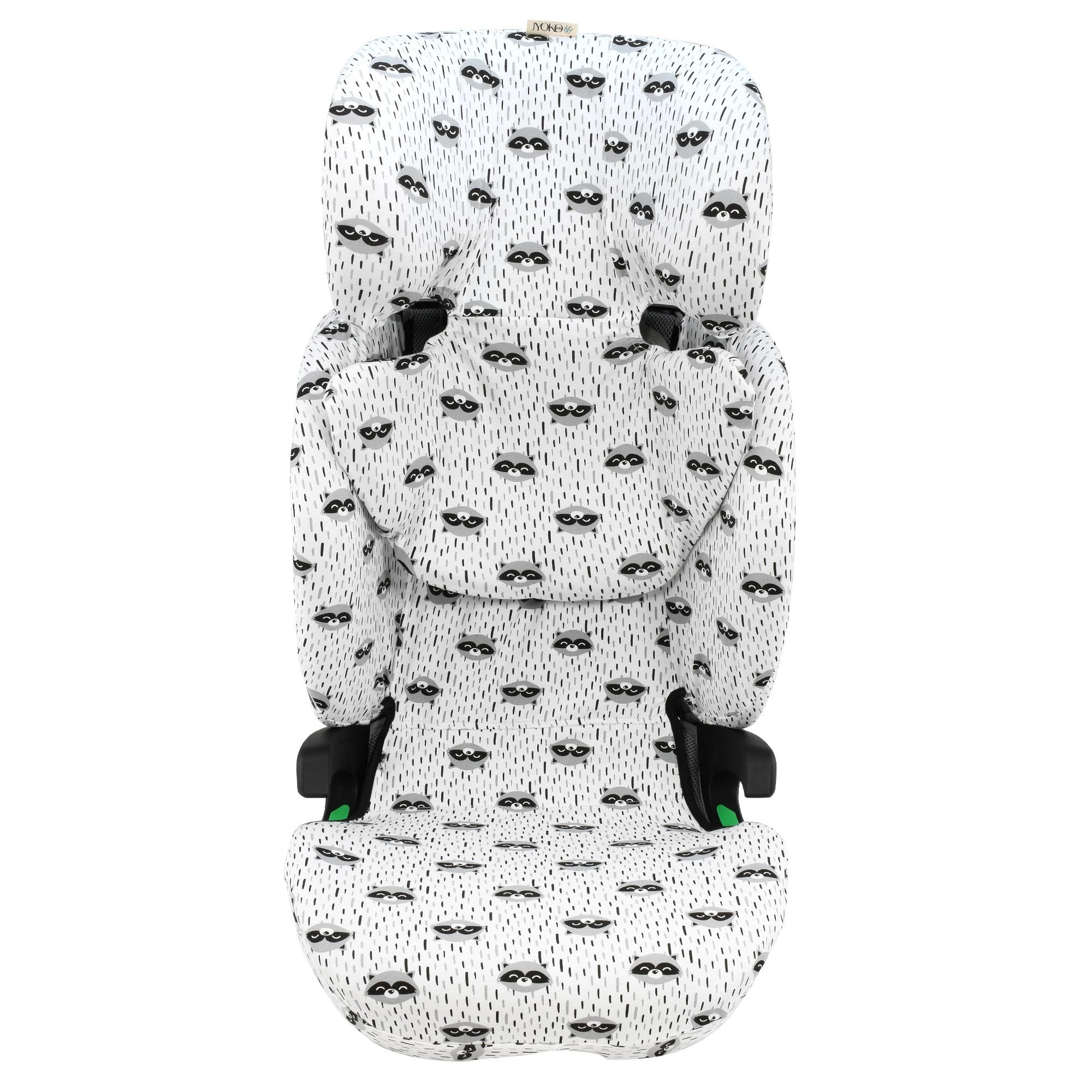 JYOKO Kids Cover Compatible with Axkid Minikid, Kidzone, Duofix, Rekid (Raccoon, Axkid Nextkid)