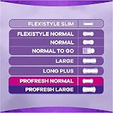 Always Profresh Panty Liners Large 160 Liners 40x4 Packs Odour Neutraliser view 8