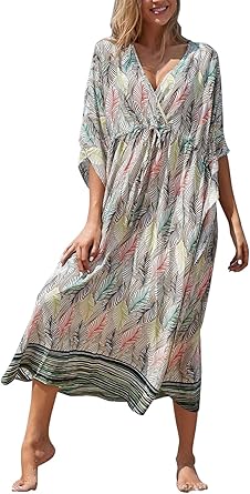 amazon plus size swim cover up