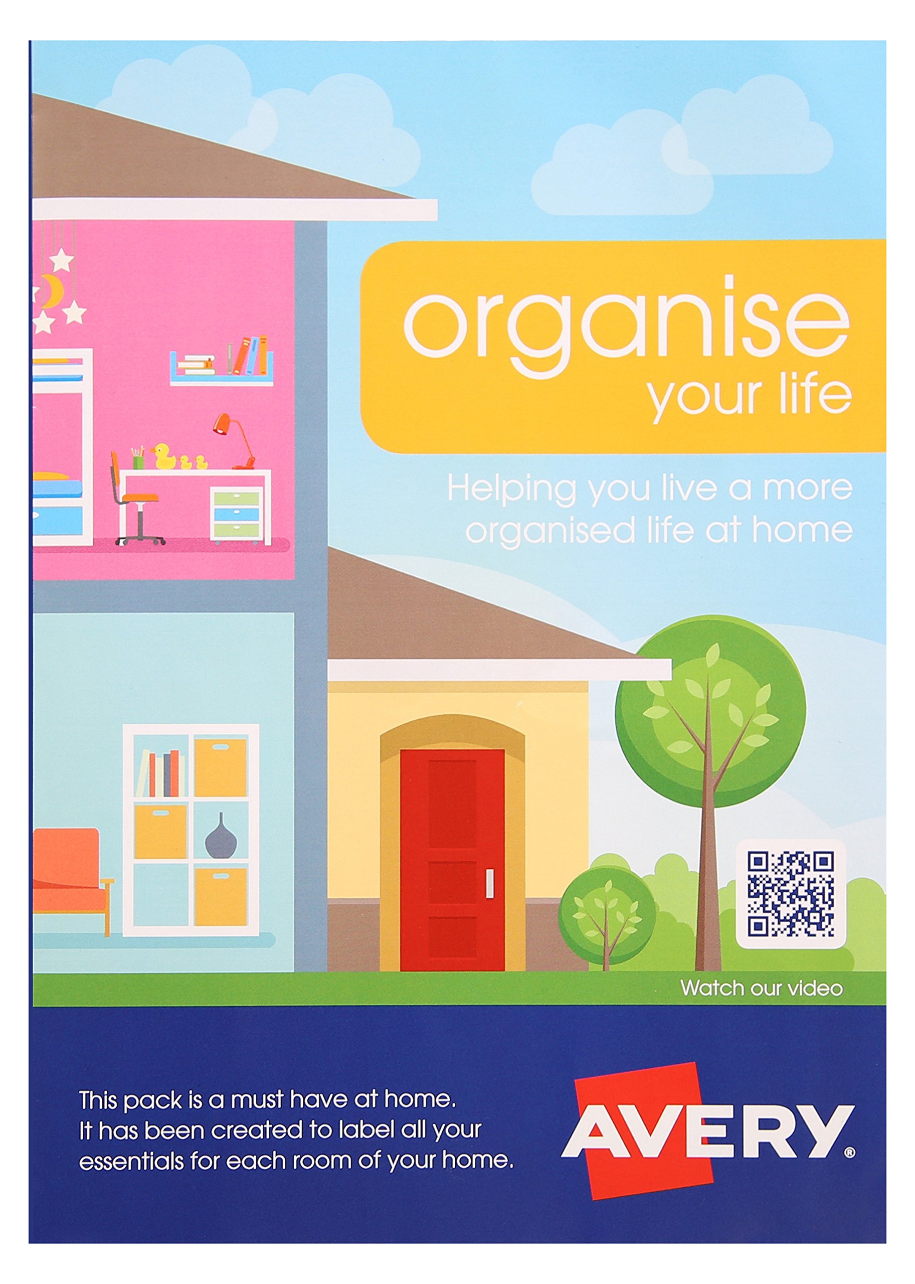 Avery "Organise Your Home" Label (Pack of 42)