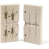 best_nj Four Cavity Lure Mold Soft Plastiс Lure Making Injection Molds for DIY Fishing Lures Grass Hopper 1.5"