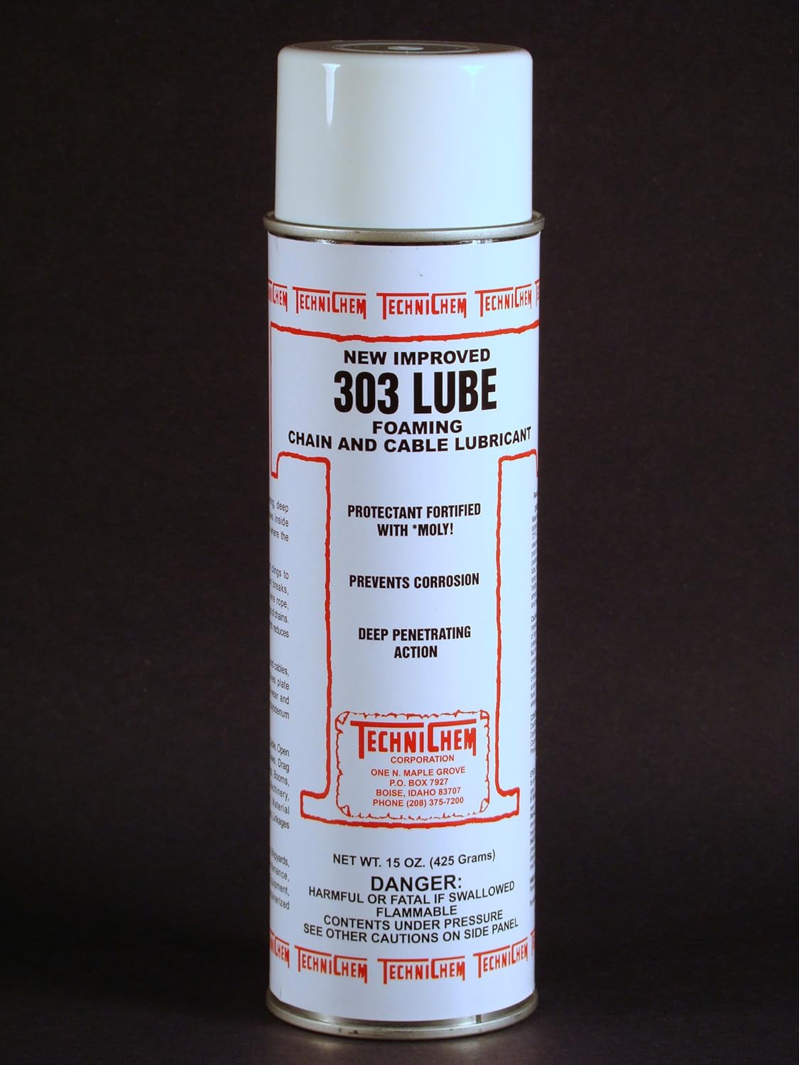 Technichem Corporation 303 LUBE Foaming Chain and Cable Lubricant (12