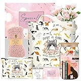Cat Lovers Gifts for Women, Cute Flower Tote Bag